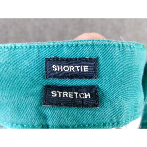 American Eagle Shorts Womens 4 Teal Shortie Casual Preppy Beachy Summer Chic - Picture 9 of 12